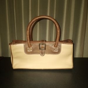 Vintage Latico NJ•USA leather tan and brown purse